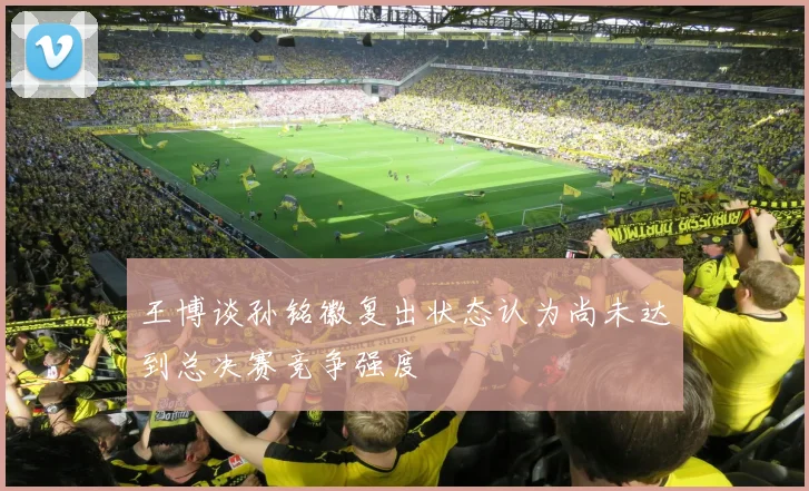 王博谈孙铭徽复出状态认为尚未达到总决赛竞争强度